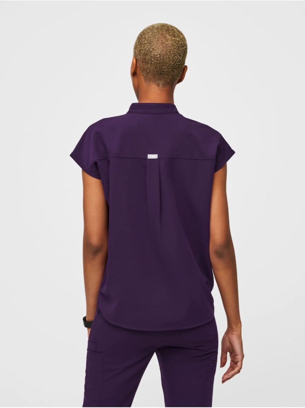 FIGS PURPLE JAM RAFAELA OVERSIZED TOP - Picture 4 of 14